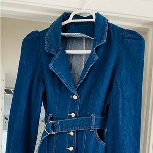 Jean Dress size Small or 4. Brand new, never been worn no tags. Great with boots